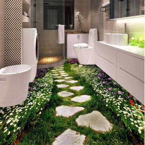 Toilet 3d floorings design3