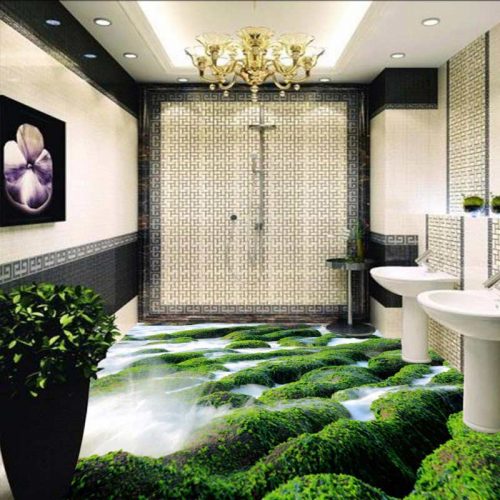 Toilet 3d floorings design5